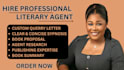 write a professional query letter, synopsis, and book proposal