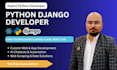develop react python django web applications and scripts