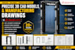 create precise 3d cad models and manufacturing drawings in solidworks