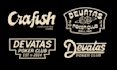 create custom hand drawn vintage typography