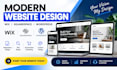 design or redesign wix squarespace and wordpress websites