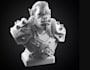 create detailed 3d head model,3d head bust, printable 3d statue,stl for 3d print