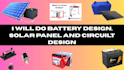 design efficient solar panels, battery systems, and electronic circuits