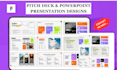 pitch deck presentation template powerpoint design pitch deck figma canva slide