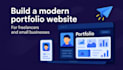 a modern portfolio website for freelancers and small businesses
