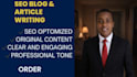 write SEO blog articles that rank