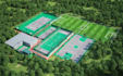 design 3d sports complexes and pickleball courts