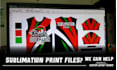 prepare print ready sublimation files for sports jerseys
