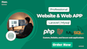 create fast and secure laravel full stack web applications