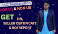 register your llc, get ein, and set up your business professionally