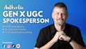 create mature gen x male ugc spokesperson videos for your brand