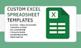 design automated custom etsy google excel formulas spreadsheet budget dashboard