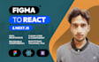 do custom frontend website development convert design to react js HTML cssnextjs