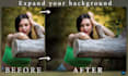 professionally extend the background of your photos