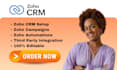 setup and develop high converting zoho campaigns automation and CRM integration