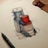 build up your idea by sketching and 3d modeling