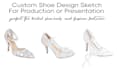 custom shoe designs sketch