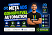 setup meta ads and gohighlevel automation to generate leads for your business