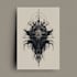 custom an abstract black tattoo design