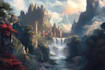do fantasy landscapes and scenery art
