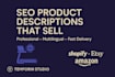write SEO product descriptions that sell