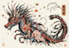 making a personalized japanese style tattoo design