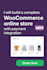 build your woocommerce store