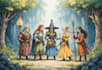 design watercolor dnd party design