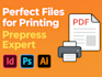 prepare PDF prepress and print file setup