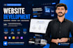 create a professional landing page and business website