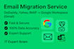 migrate your emails from godaddy, cpanel or any imap to google workspace