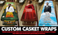 design printable custom casket wraps
