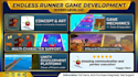 develop an endless runner or hyper casual game in unity 3d