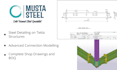 do steel detailing on tekla structures