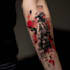design a profesional trash polka tattoo