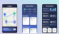 develop delivery vehicle tracking app with admin dashboard