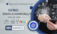 be your expert manual email sender on hubspot or mail chimp