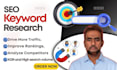 do SEO keyword research and competitor analysis
