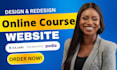 thinkific website, kajabi website, kajabi online course, online course website