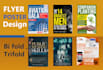 make professional flyer, menu,leaflet , poster design