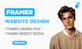 build responsive framer website and landing page