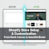 do shopify store setup, theme customization, and collection creation