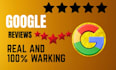 provide 5 positive google reviews for your business
