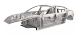 design 3dcar body frame, automotive chassis, vehicle structure, model dfm render