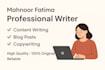 write engaging and SEO friendly blog posts