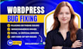 fix wordpress issues, fix wordpress error, wordpress bug fix, woocommerce fix