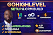 setup gohighlevel website, ghl funnel automation, ghl CRM booking system