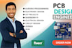 design  pcb boards, schematics, gerber files, bom