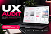 conduct a UX audit with clear, actionable recommendations