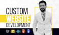 do website development, front end website, backend as full stack developer